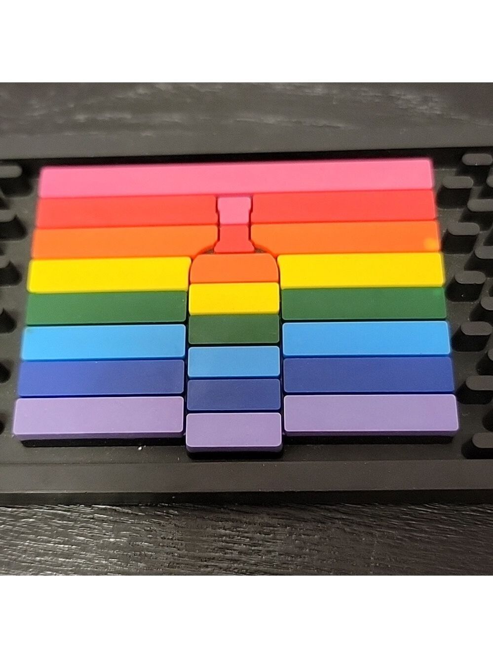 ABSOLUT VODKA Rainbow Pride Flag Bar Spill Rail Mat LGBTQIA+ Absolut First - Picture 4 of 5